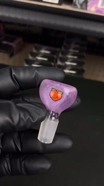 Preview pic of 14mm Single Hole Bowl Slide by Keys Glass