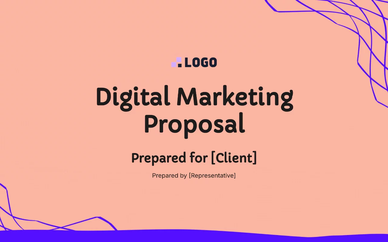 Preview of Digital Marketing Proposal Template