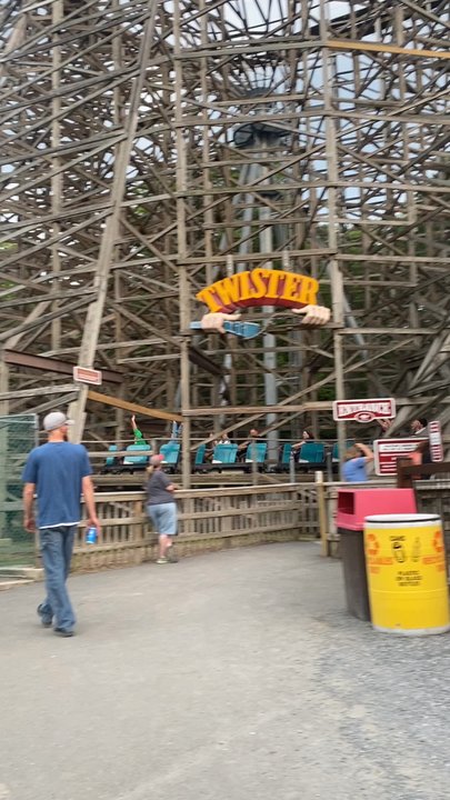 Twister Rollercoaster - The twister came without warning, tearing through the trees and tossing debris like it was nothing. - Amusement Parks Near Me - Elysburg, Pennsylvania