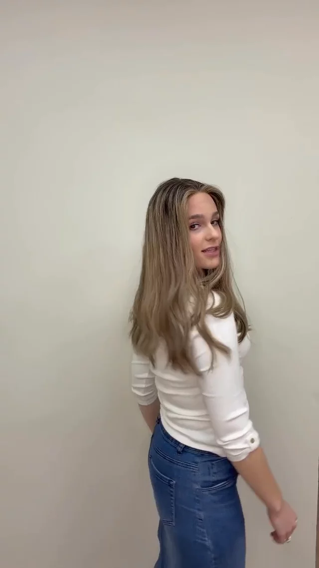 18" Straight Ashy Dark Blonde Lacetop