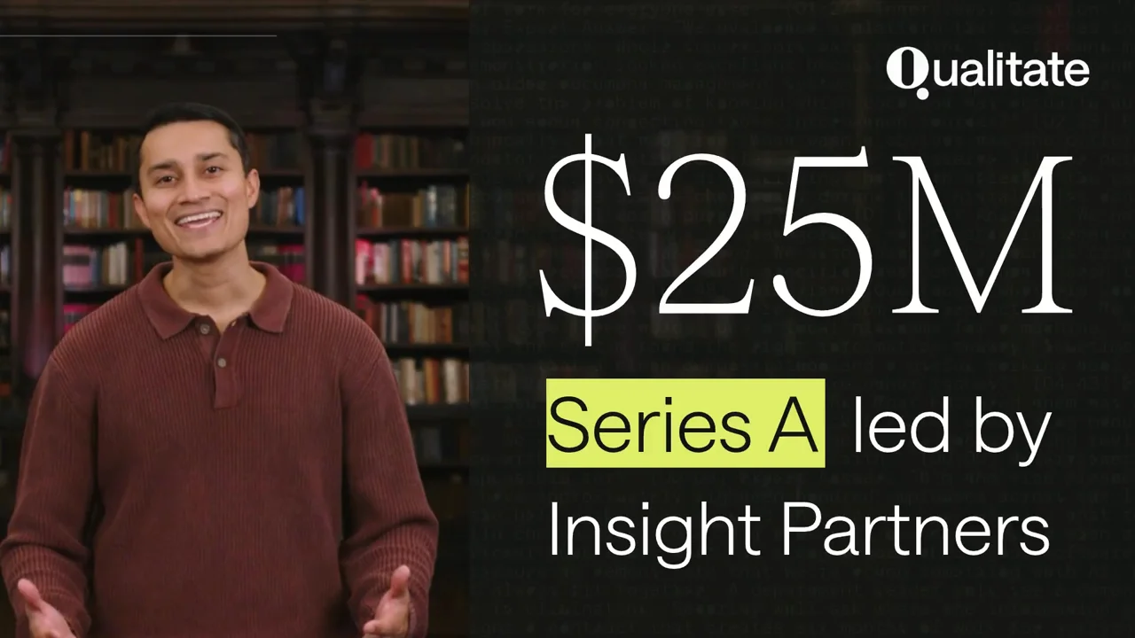 Qualitate announces its $25M Series A led by Insight Partners