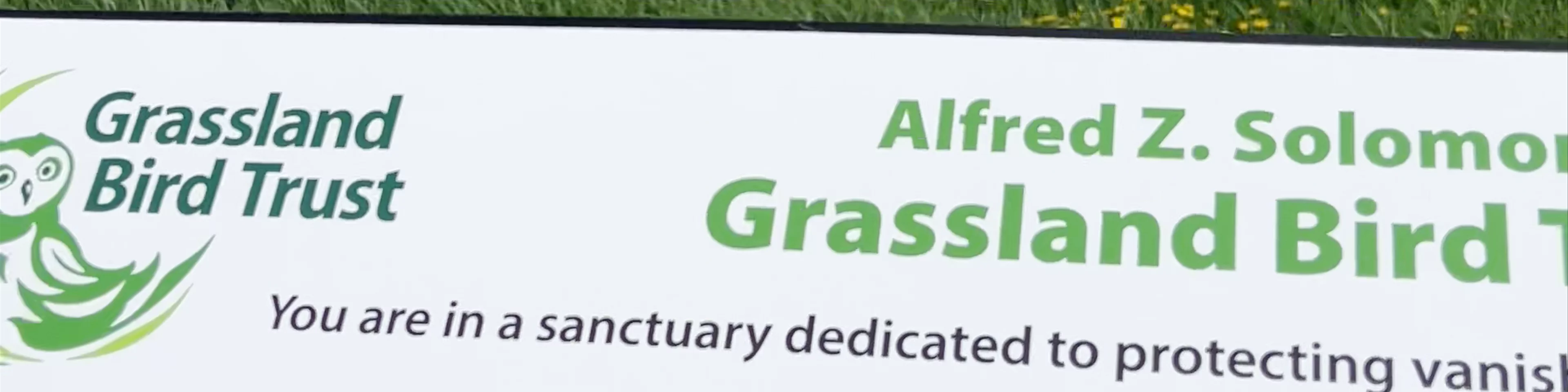 Alfred Z. Solomon Grassland Bird Trail & Viewing Area ~ Grassland Bird Trust