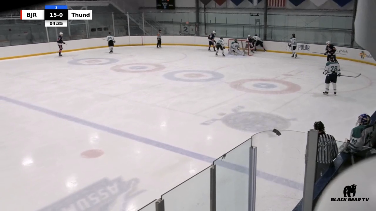 Sequence of saves - 11/19/25 Jack Dysart Goalie for Thunder