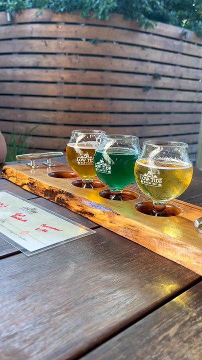 Low Tide Brewing - Flight - Breweries Near Me - Johns Island, South Carolina