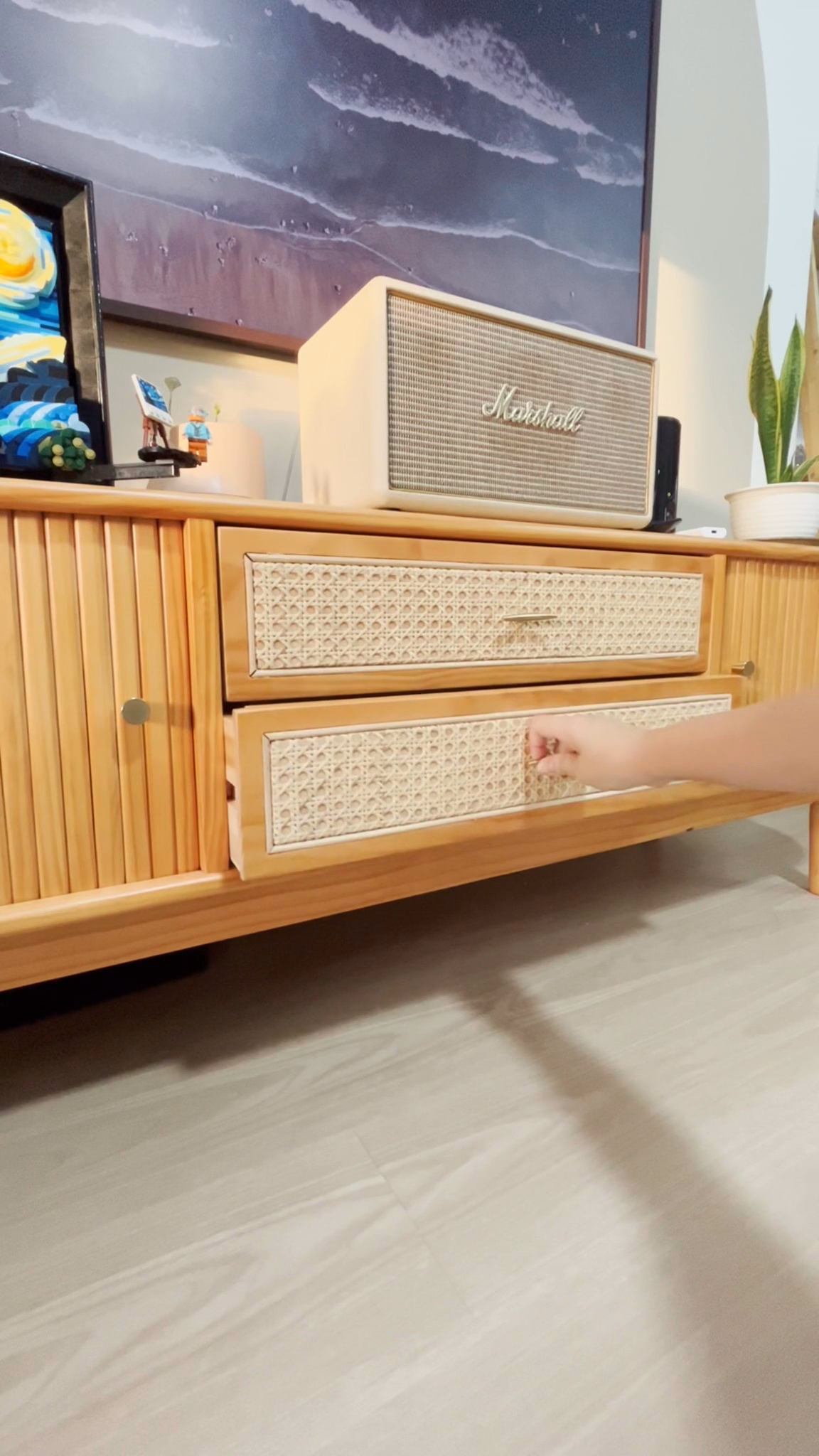 Taobao-rattan-tv-console-