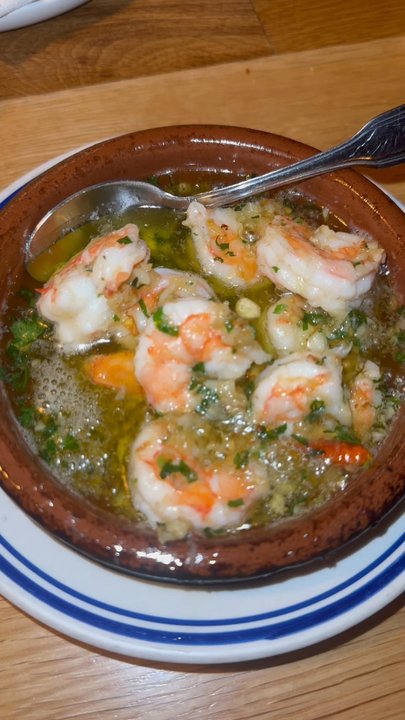 Sala Astoria - Gin cocktail, octopus & the garlic shrimp - Spanish Near Me - Queens, New York
