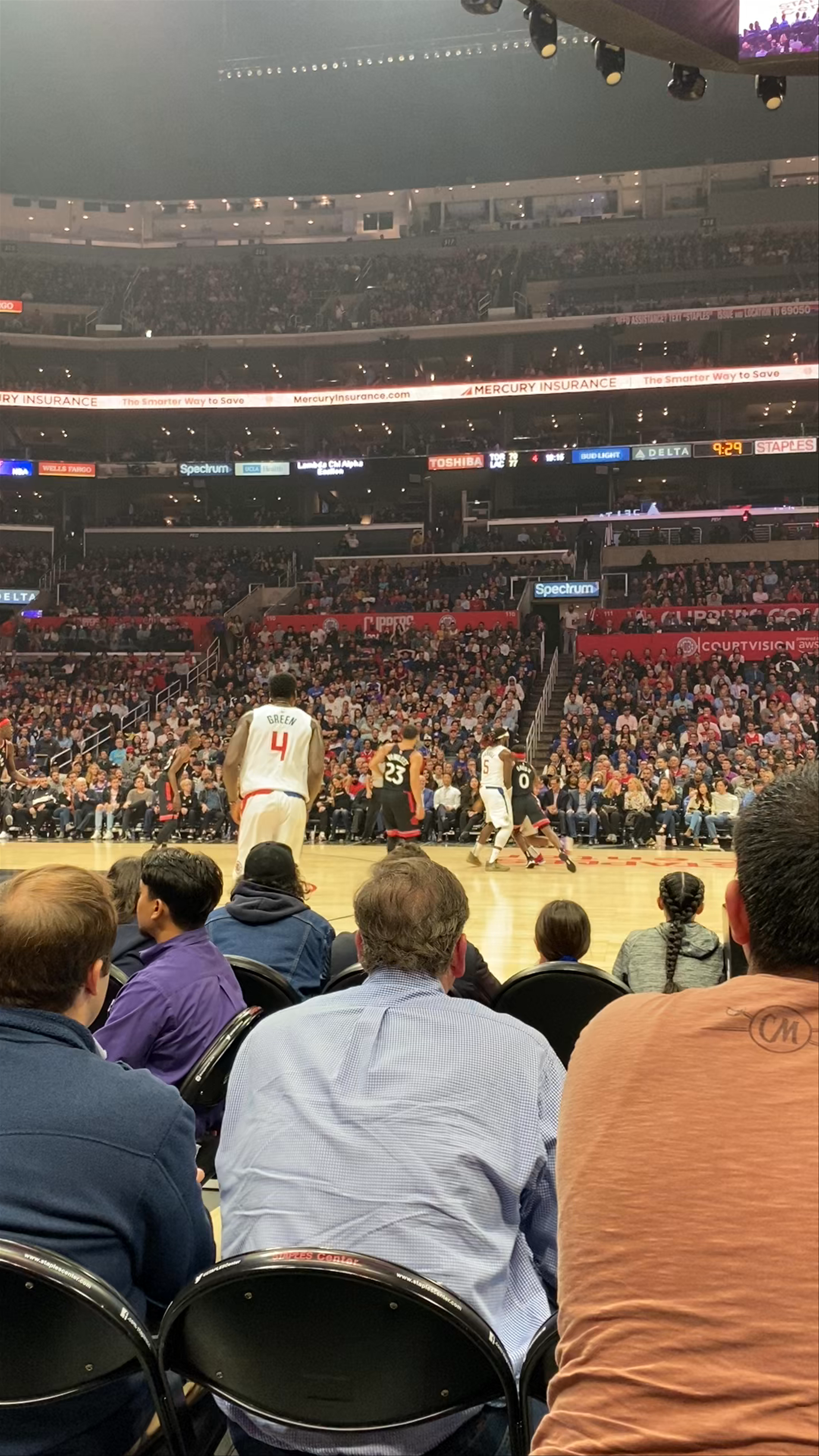 Electric NBA Game Night at STAPLES Center, Los Angeles