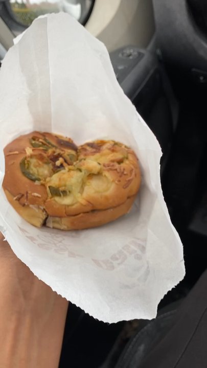 Lee's Donuts - Jalapeño and cheese bagel with cream cheese - Donuts Near Me - Hayward, California