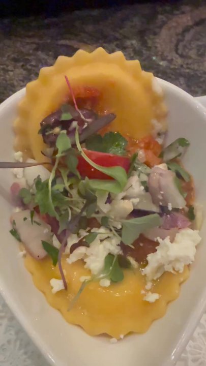 Bistro 410 - 2 plates of the raviolis I ate one already - Pop-Up Restaurants Near Me - Las Vegas, Nevada