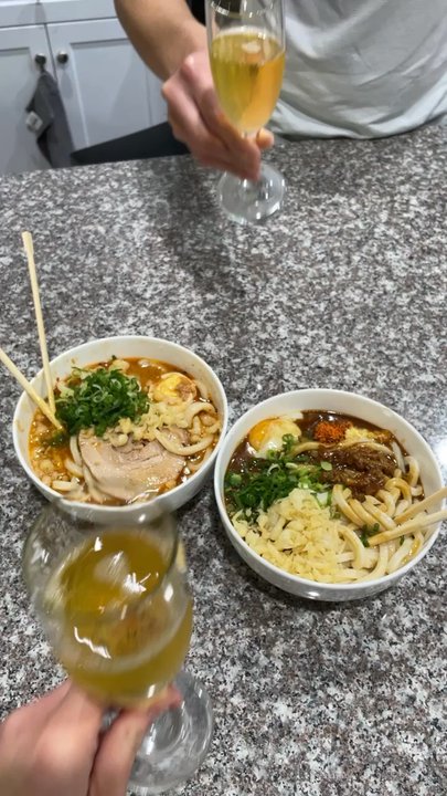 Marugame Udon - Cheers to the new year! First meal of the year! - Japanese Near Me - Costa Mesa, California