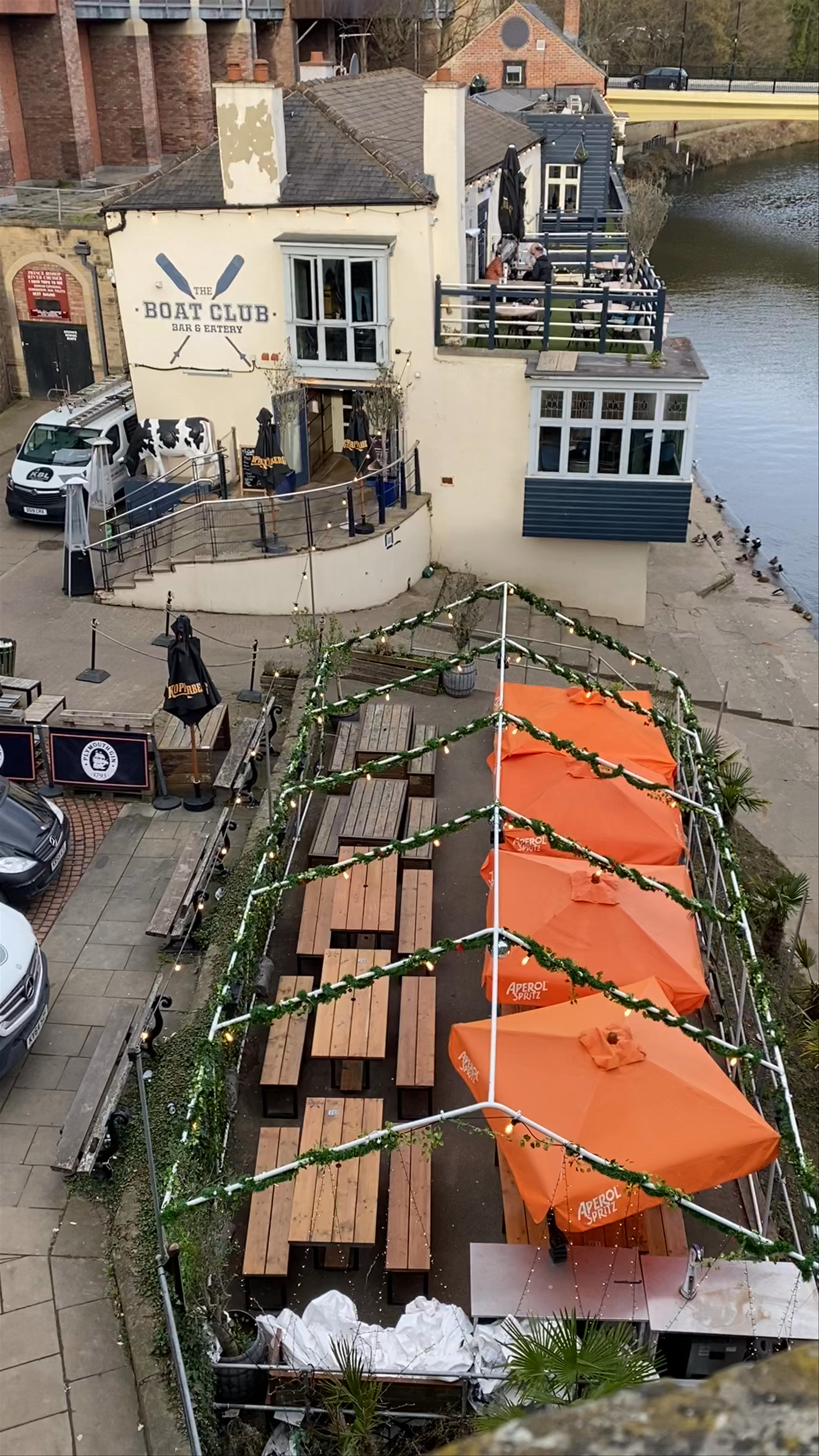 The Boat Club & Tomahawk Steakhouse Riverside Dining Experience in Durham, UK