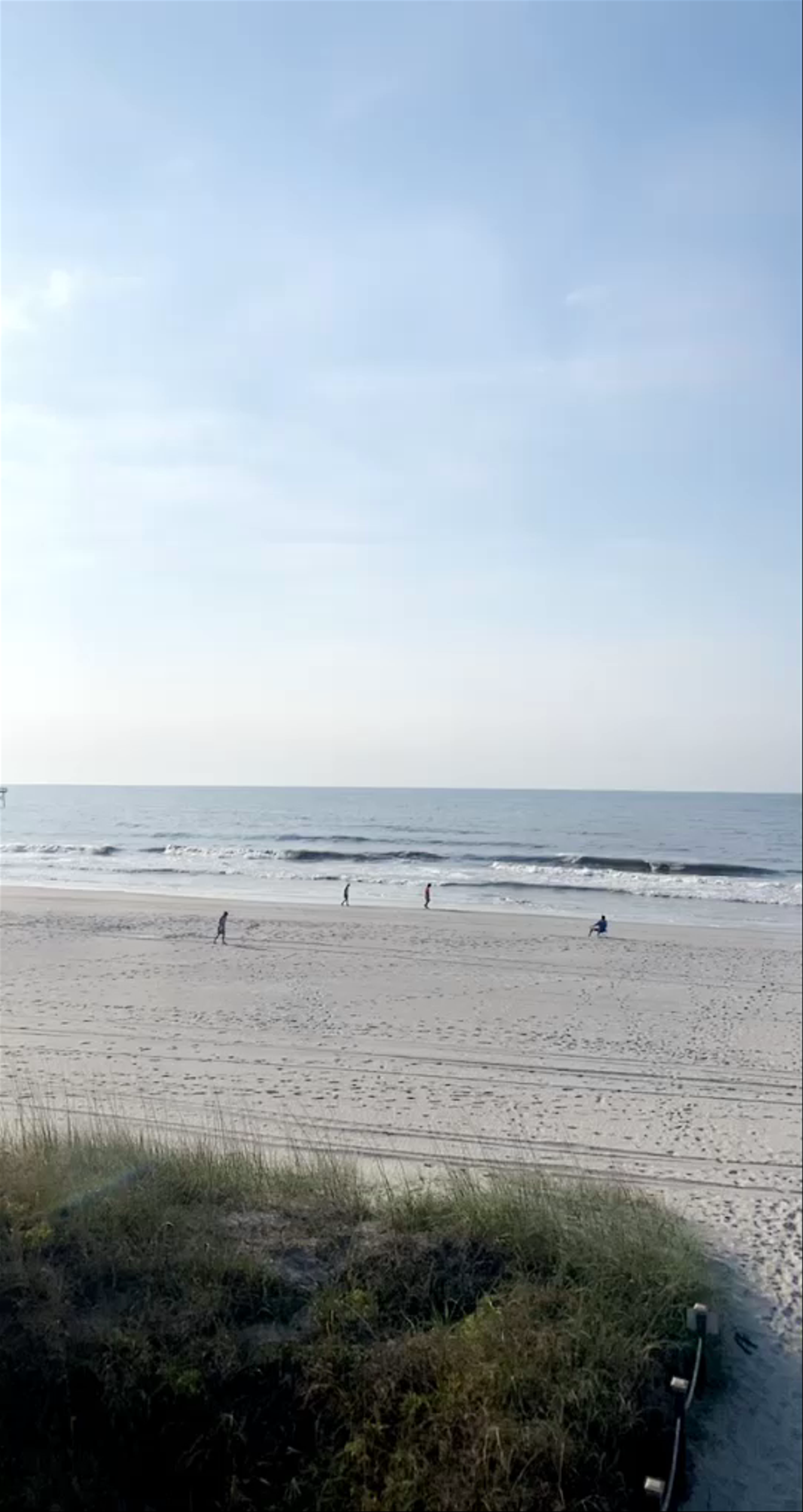 Serene Morning Walk Along Myrtle Beach Shoreline