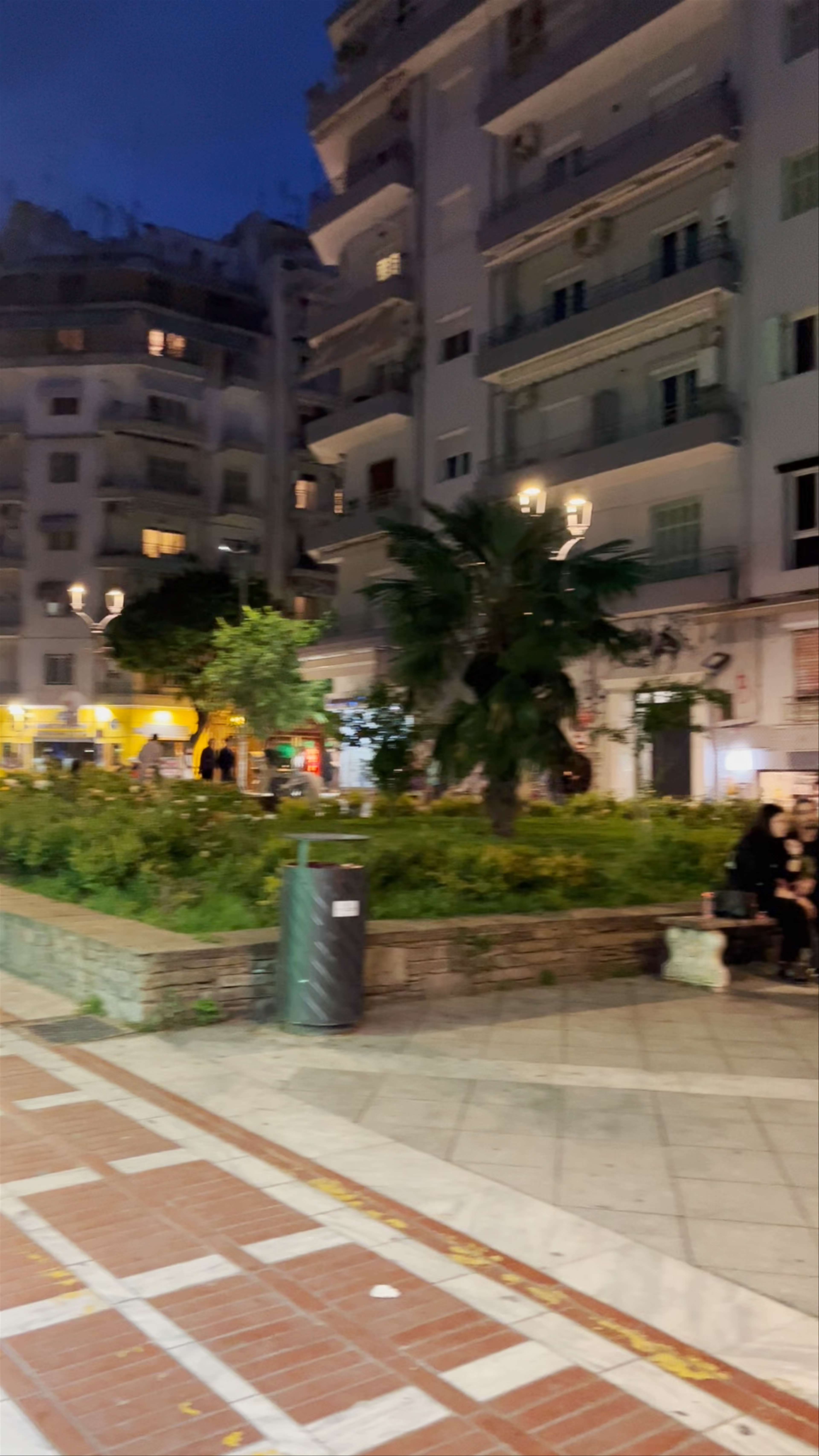 Navarinou Square Evening Vibes in Thessaloniki, Greece