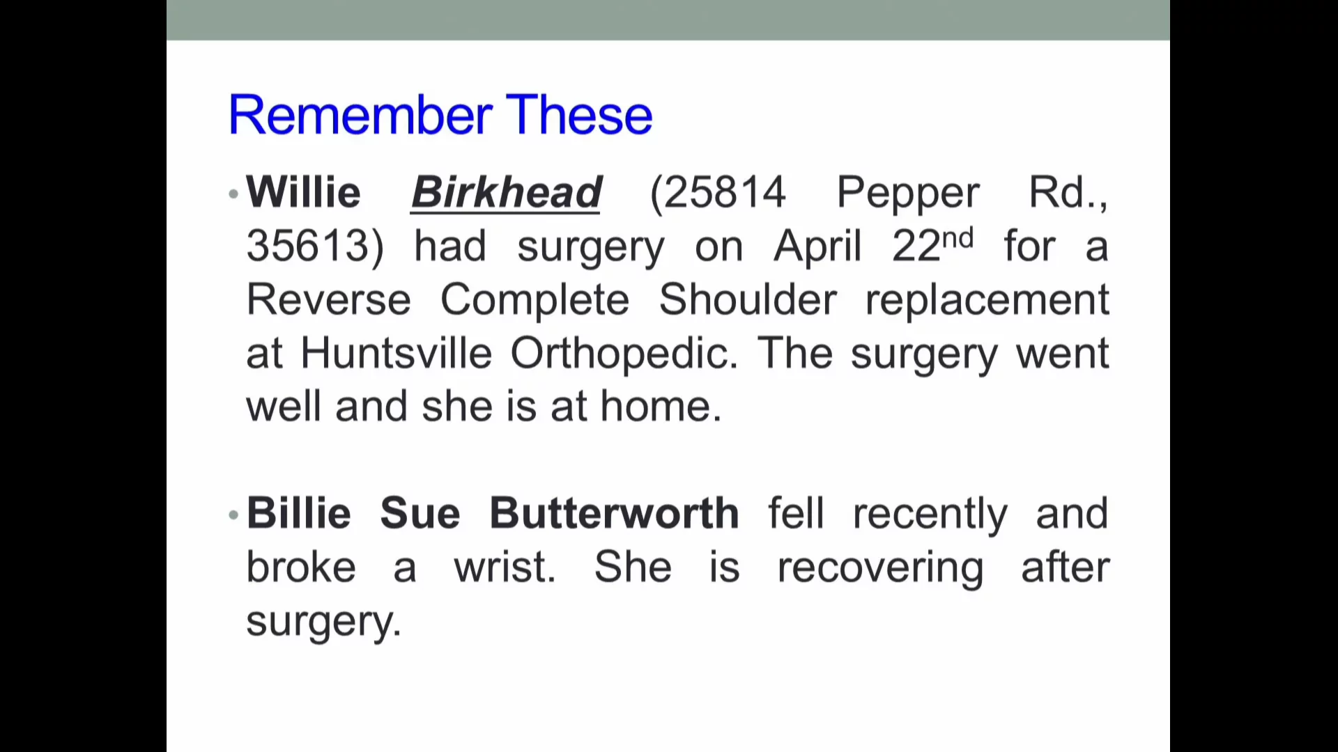 Bethel Service, April 27, 2025