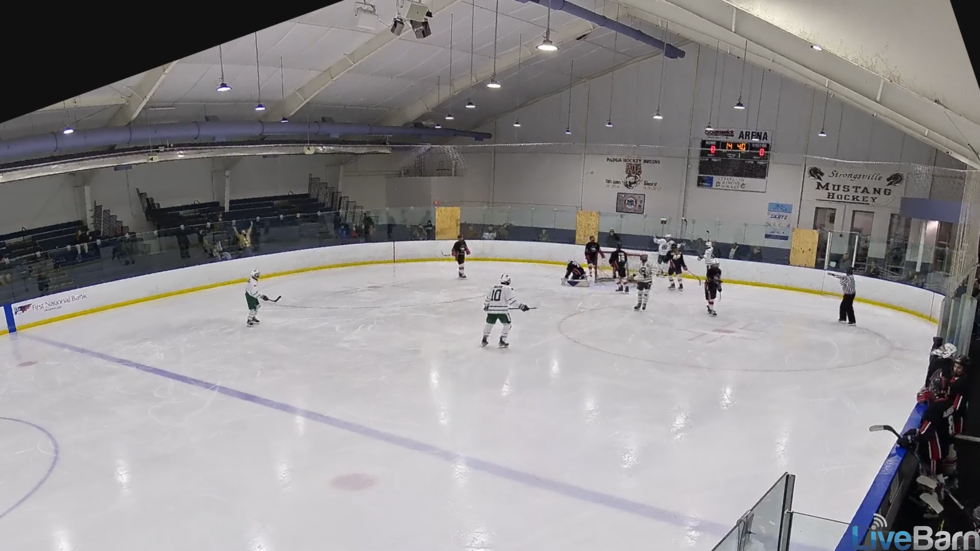 Joey Dorsey's First Shift Puck Drop Goal for Medina Hockey Club