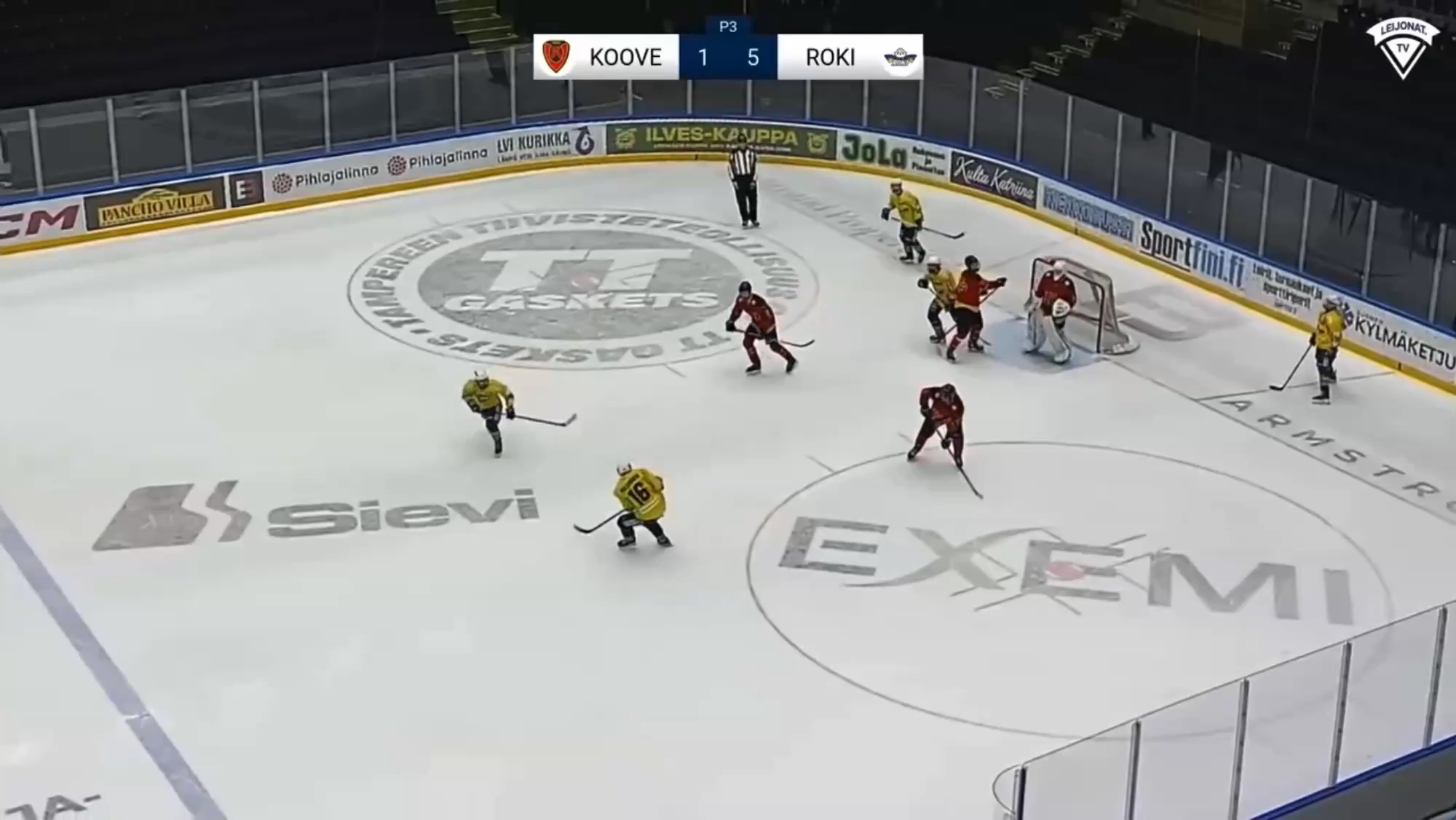 Front net play 5-on-3 Powerplay