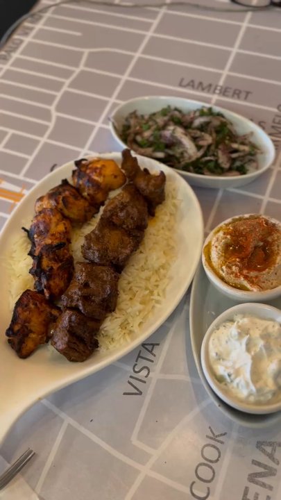 Abu Kebab - Beef Filet Mignon & Chicken Thigh Combo - Mediterranean Near Me - Pasadena, California