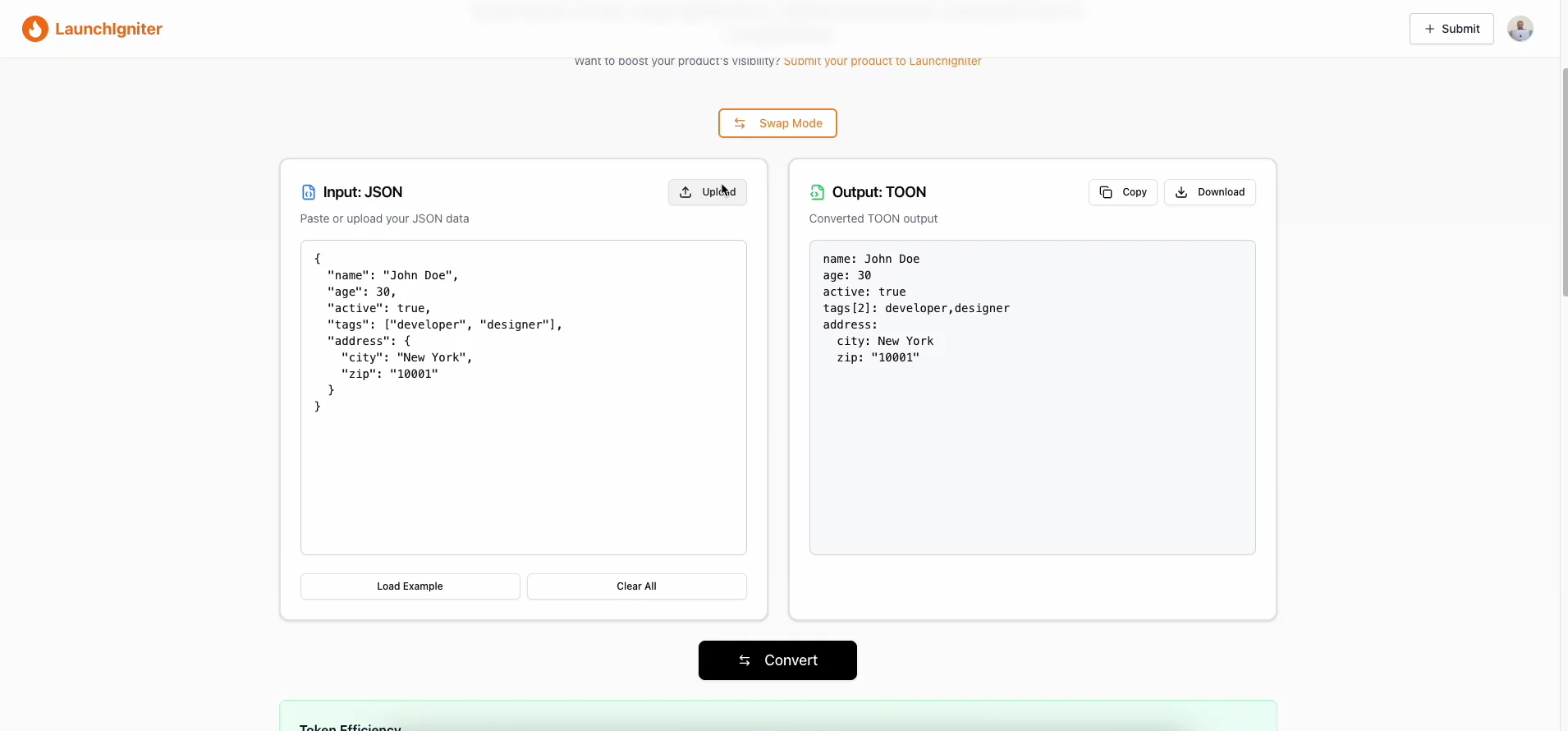 TOON Converter - JSON to TOON Parser image 1