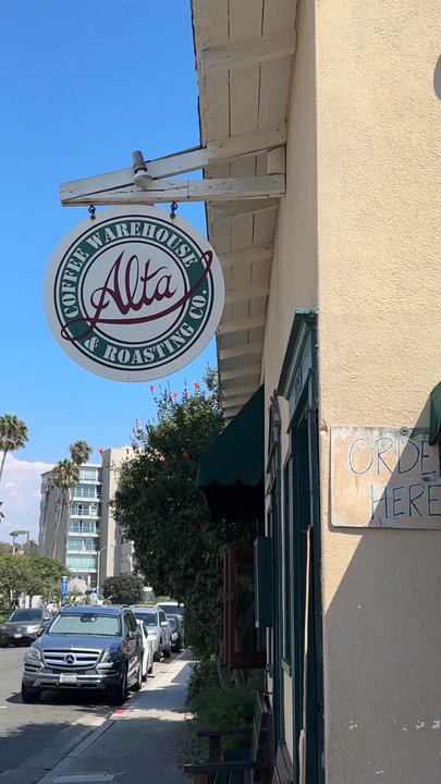 Alta Coffee - ONLY STREET PARKING  15 min parking was only .65 cents! - Coffee & Tea Near Me - Newport Beach, California