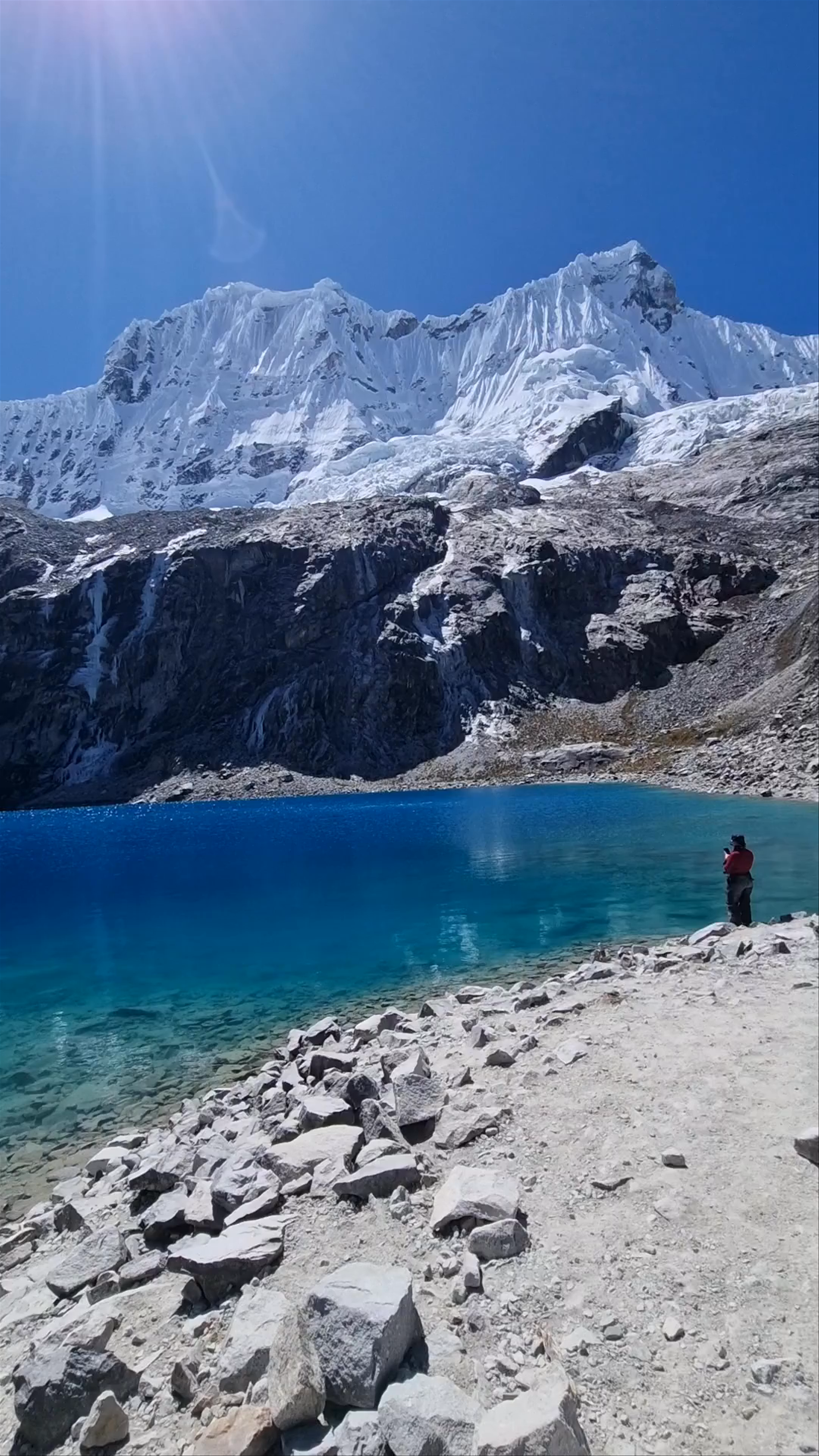 Laguna 69: Crystal-Clear Alpine Lake in Peru's Cordillera Blanca