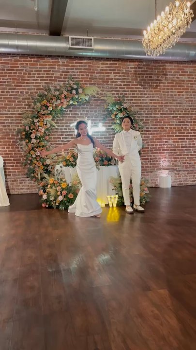 Bella Ballroom - First Part of our First Dance with our friends singing live. - Dance Studios Near Me - Costa Mesa, California