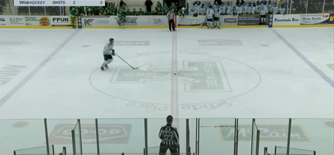 Campbell Epp's Confident Penalty Shot vs Portage Terriers