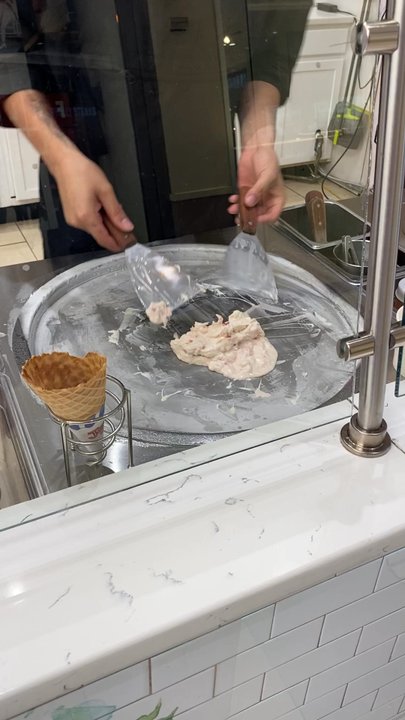 The Sweet Stop - Part 2: rolled ice cream - Juice Bars & Smoothies Near Me - Lexington, Kentucky