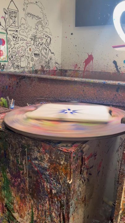 Spin Art Raleigh - Spinning! - Venues & Event Spaces Near Me - Cary, North Carolina