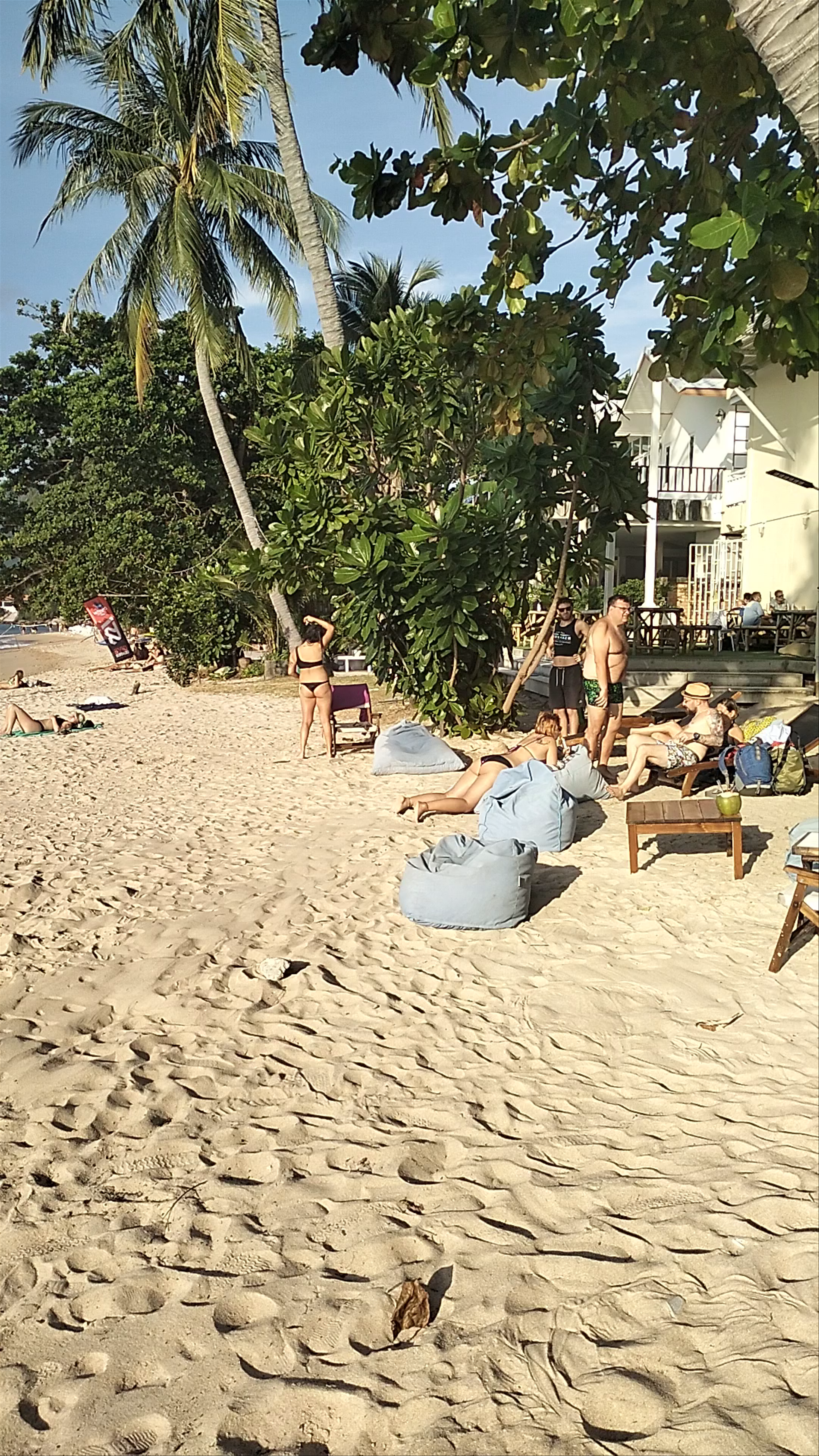 Sun-Kissed Relaxation at Mae Haad Beach, Ko Tao