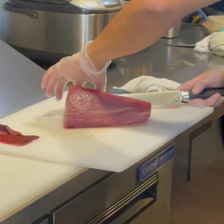 Moms - Freshly caught ahi tuna - Japanese Near Me - Hilo, Hawaii