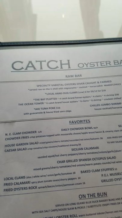 Catch Oyster Bar - Audio on!! - Seafood Near Me - Patchogue, New York