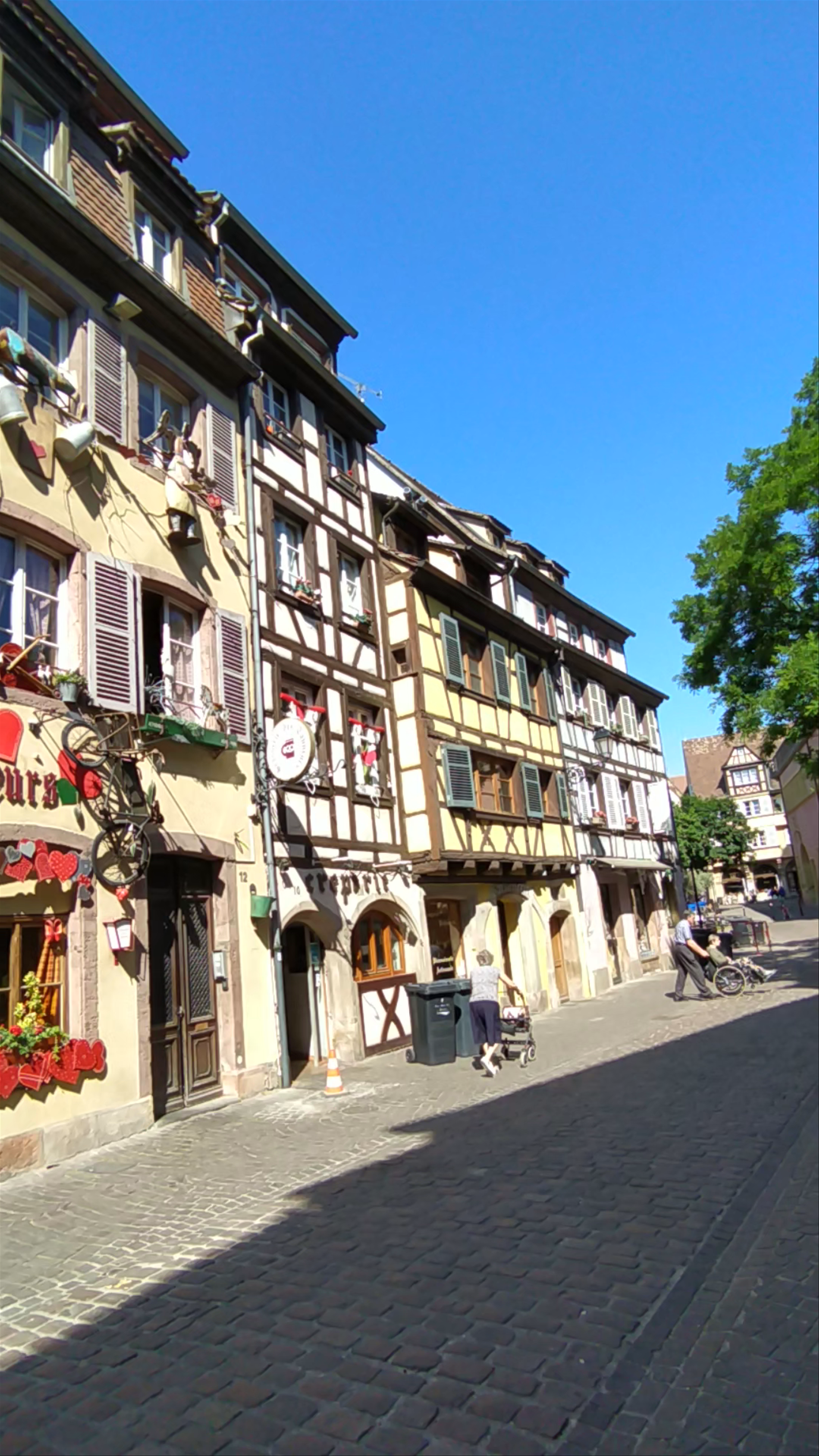 Charming Facade of Brasserie des Tanneurs in Colmar, France