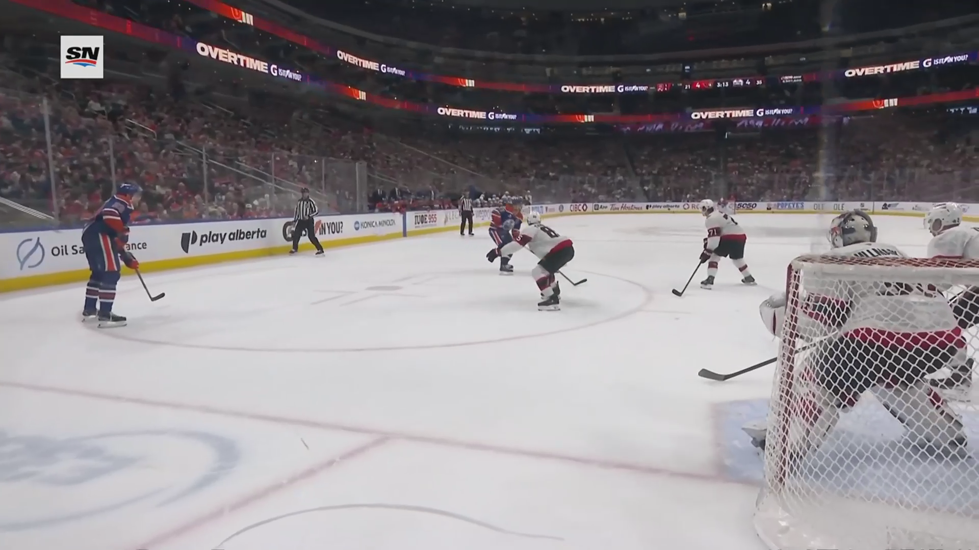 Bouchard with the OT winner vs. Senators · Mar 3, 2026