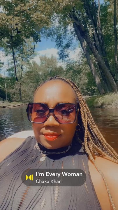 Campbell's Canoe Livery - Us riding the stream - Rafting/Kayaking Near Me - Roscommon, Michigan