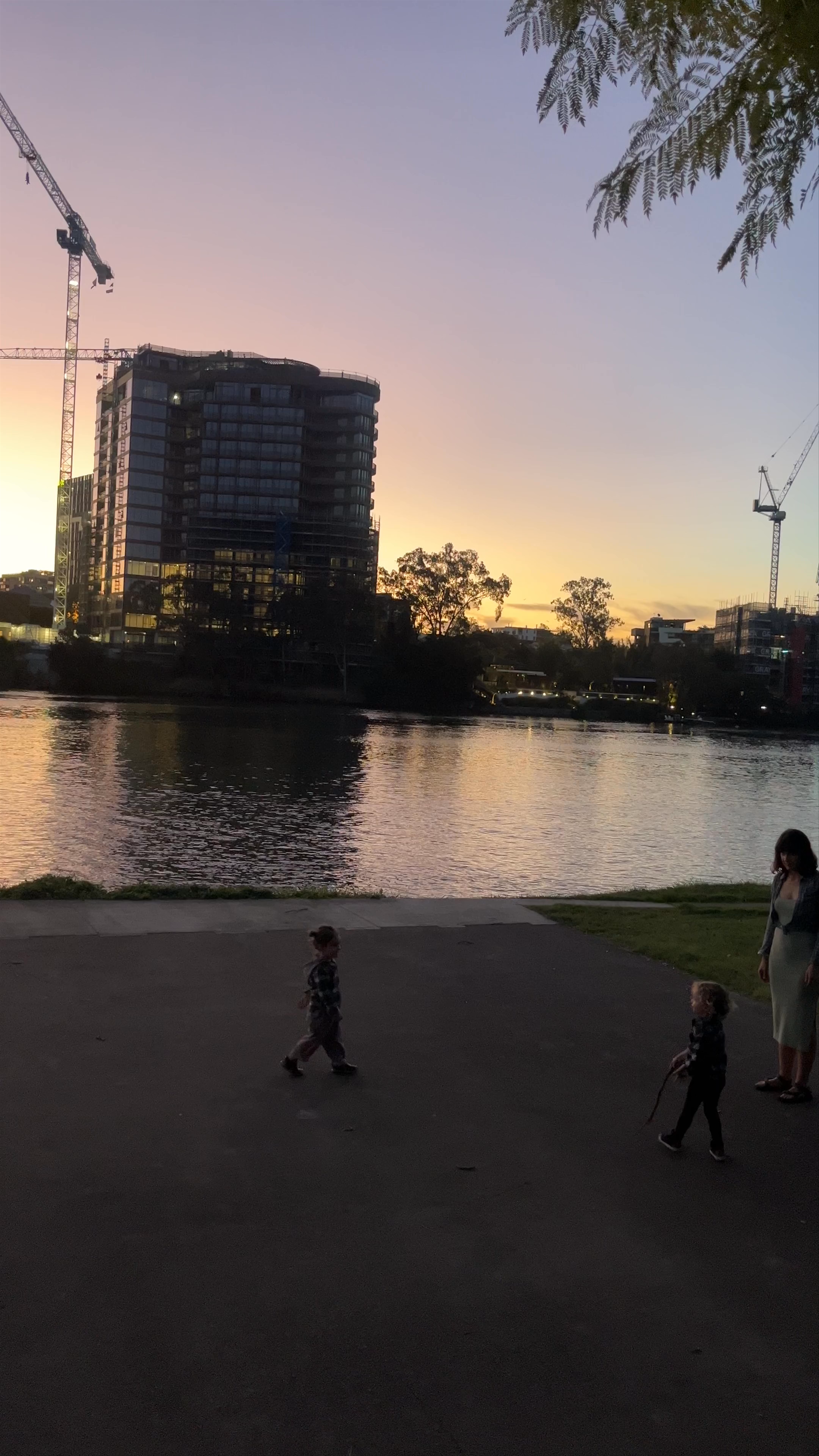 Sunset Serenity on the Brisbane River at West End, Queensland