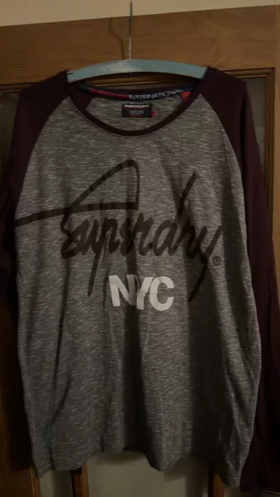 Superdry Long Sleeve T-Shirt 3XL