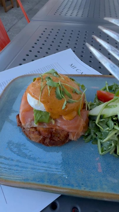 Mi Casa Grill - The nicely balanced crunchiness of the potato cakes! - Mexican Near Me - Richmond, California
