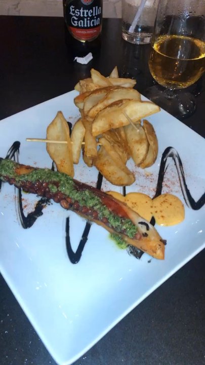 Madrid Tapas Y Vinos - Octupus a la plancha - Spanish Near Me - Miami, Florida