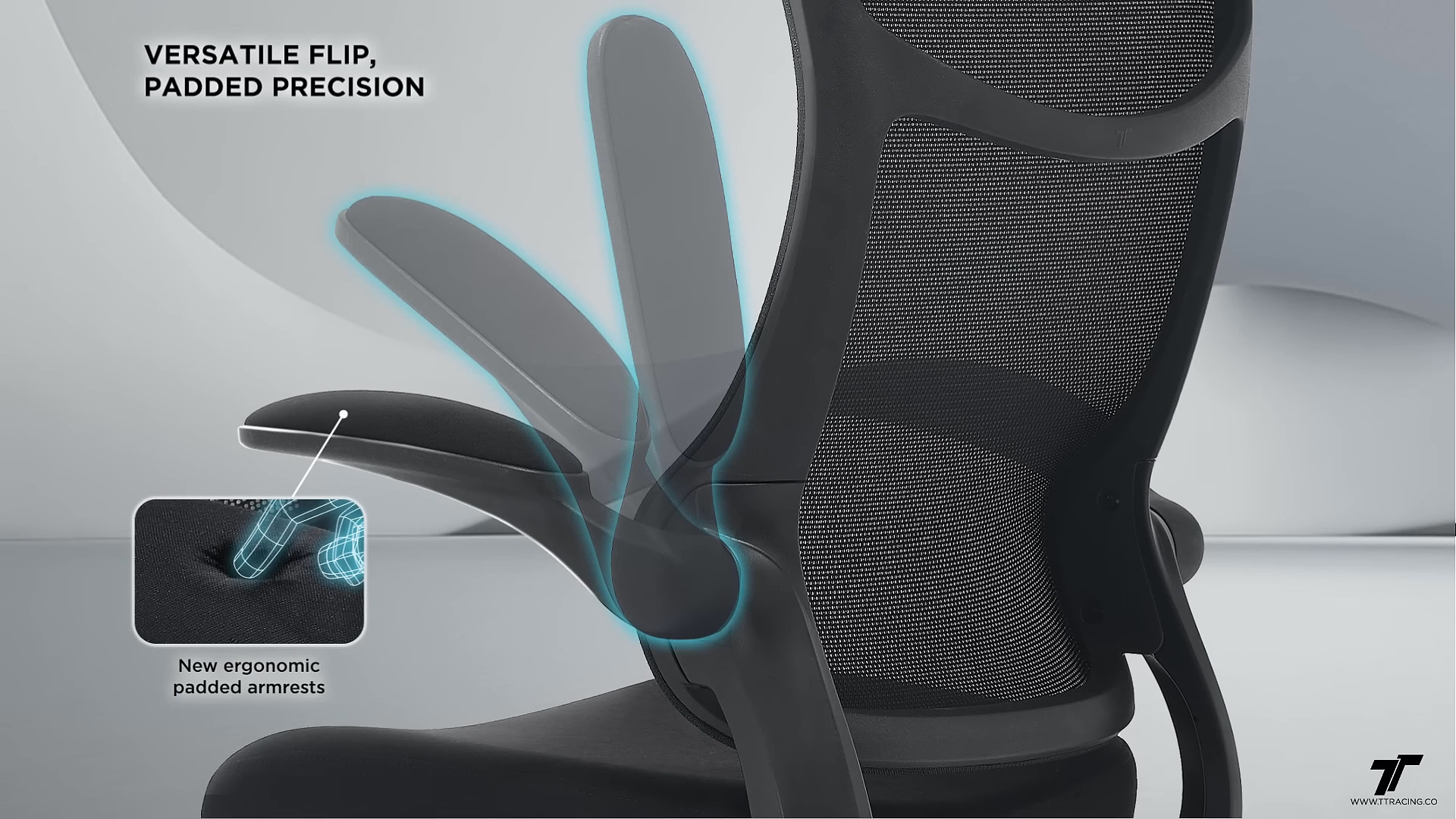 TT AIRFLEX Ergochair V2 - Graphite Black