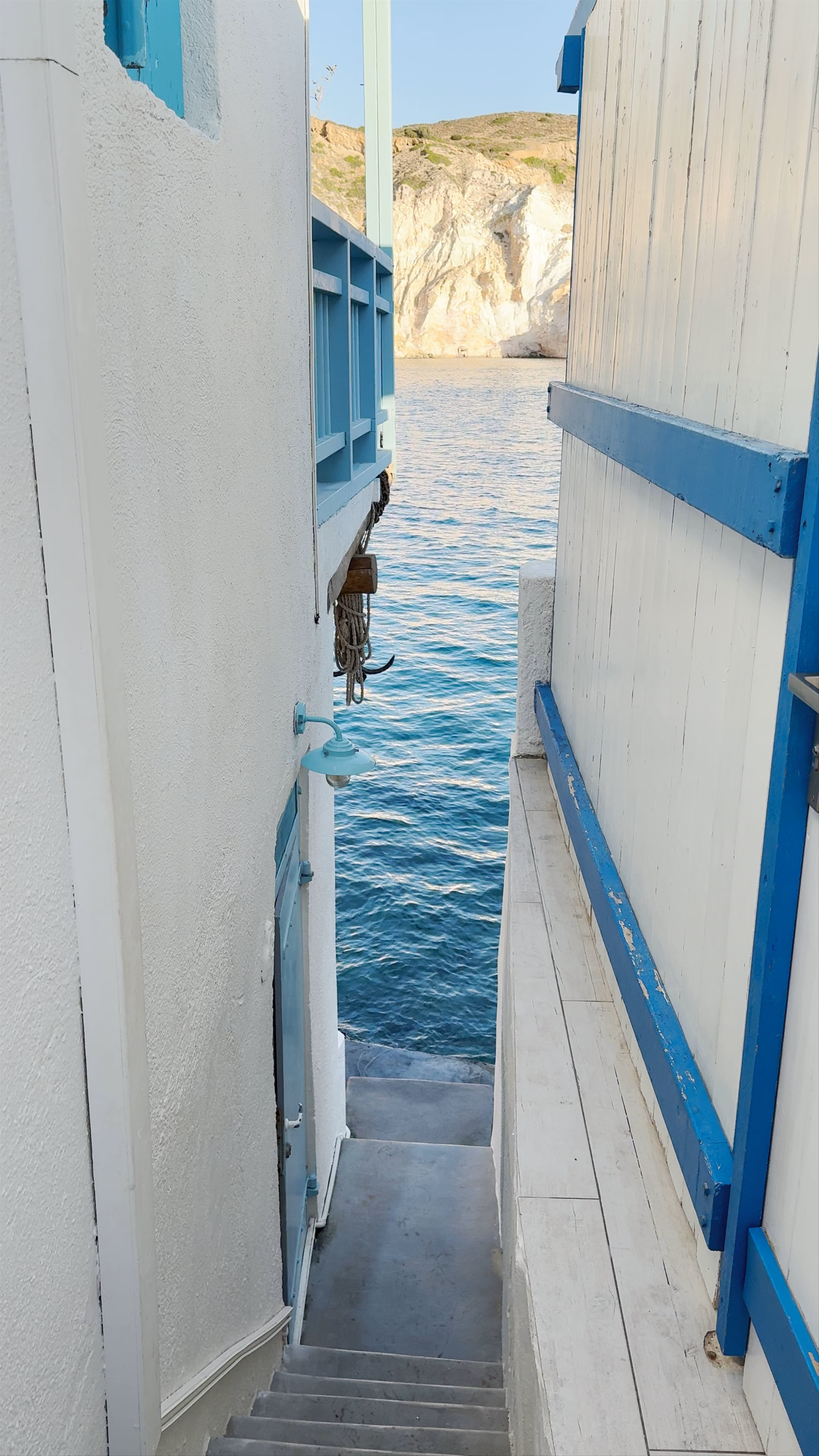 Aquanis Milos Anchored in Firopotamos