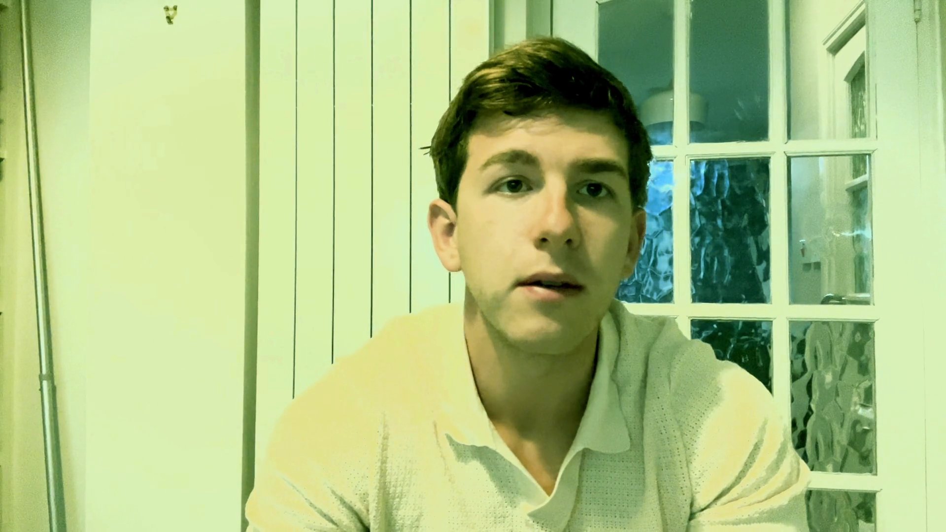 Two individuals share their perspectives in separate interview clips, speaking directly to the camera in indoor settings.