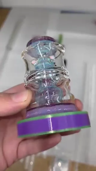 Preview pic of Spider glass new shape with pearls