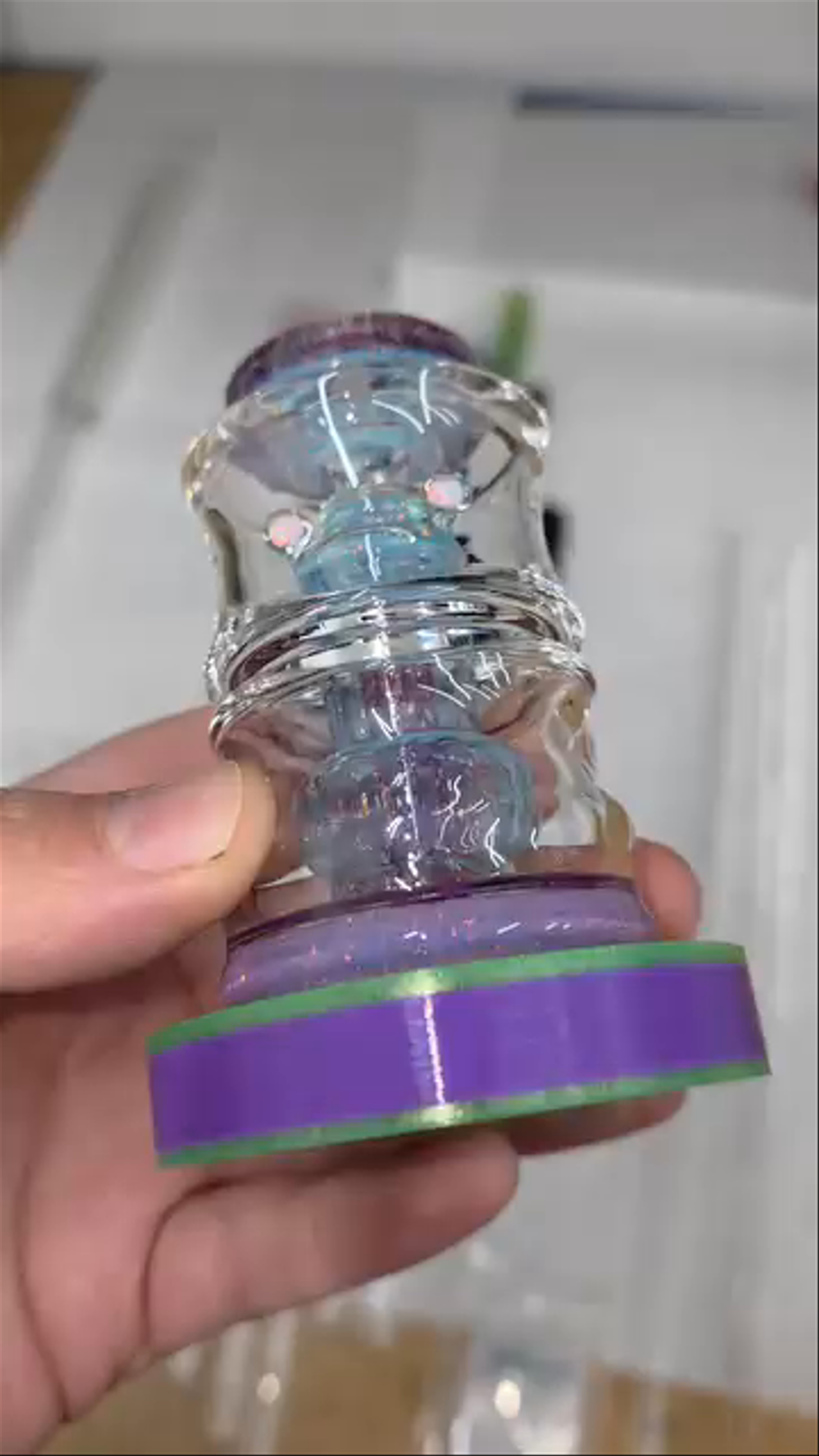 Preview pic of Spider glass new shape with pearls