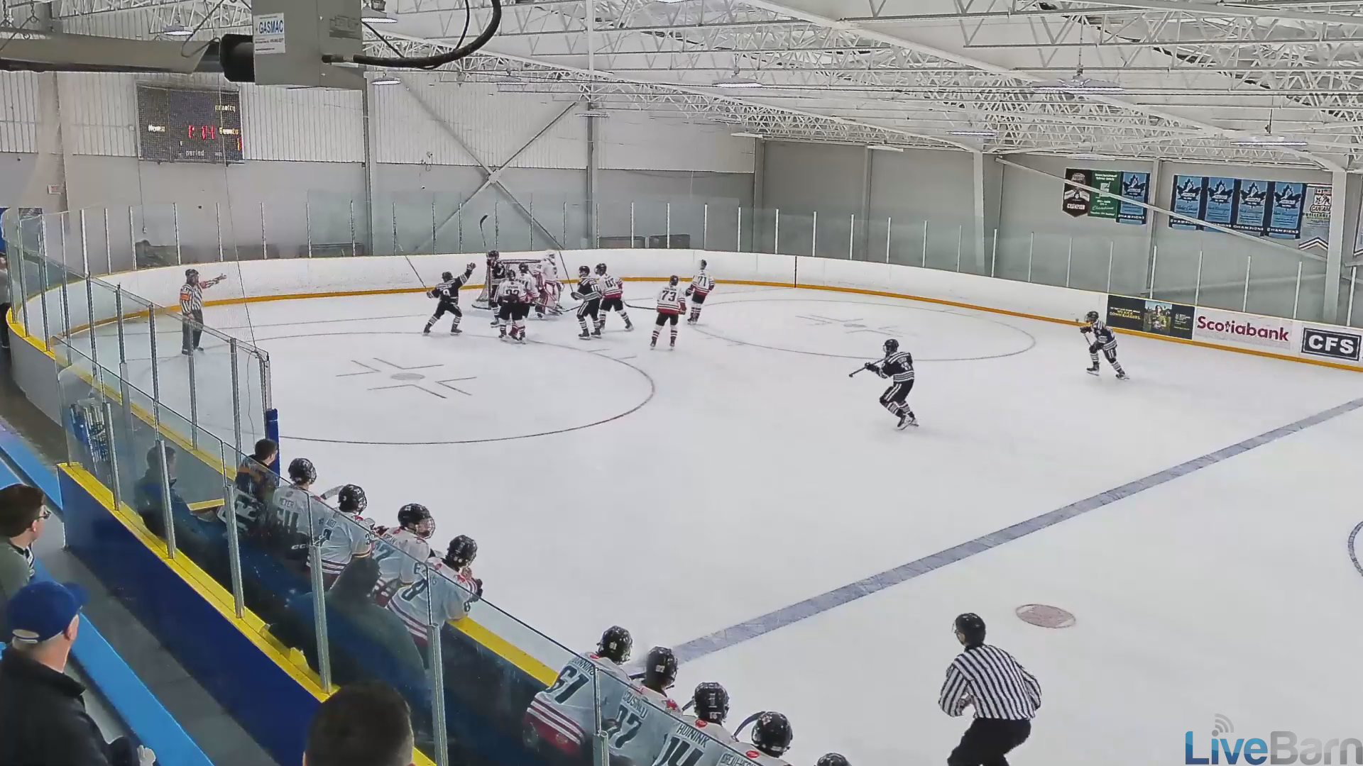Net front goal vs Ajax Pickering at Toronto Titans OHL Prospect Tournament