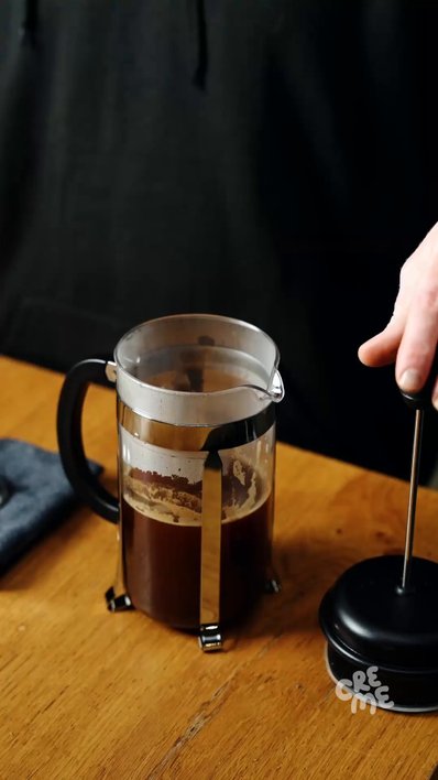 French Press Coffee Brewing