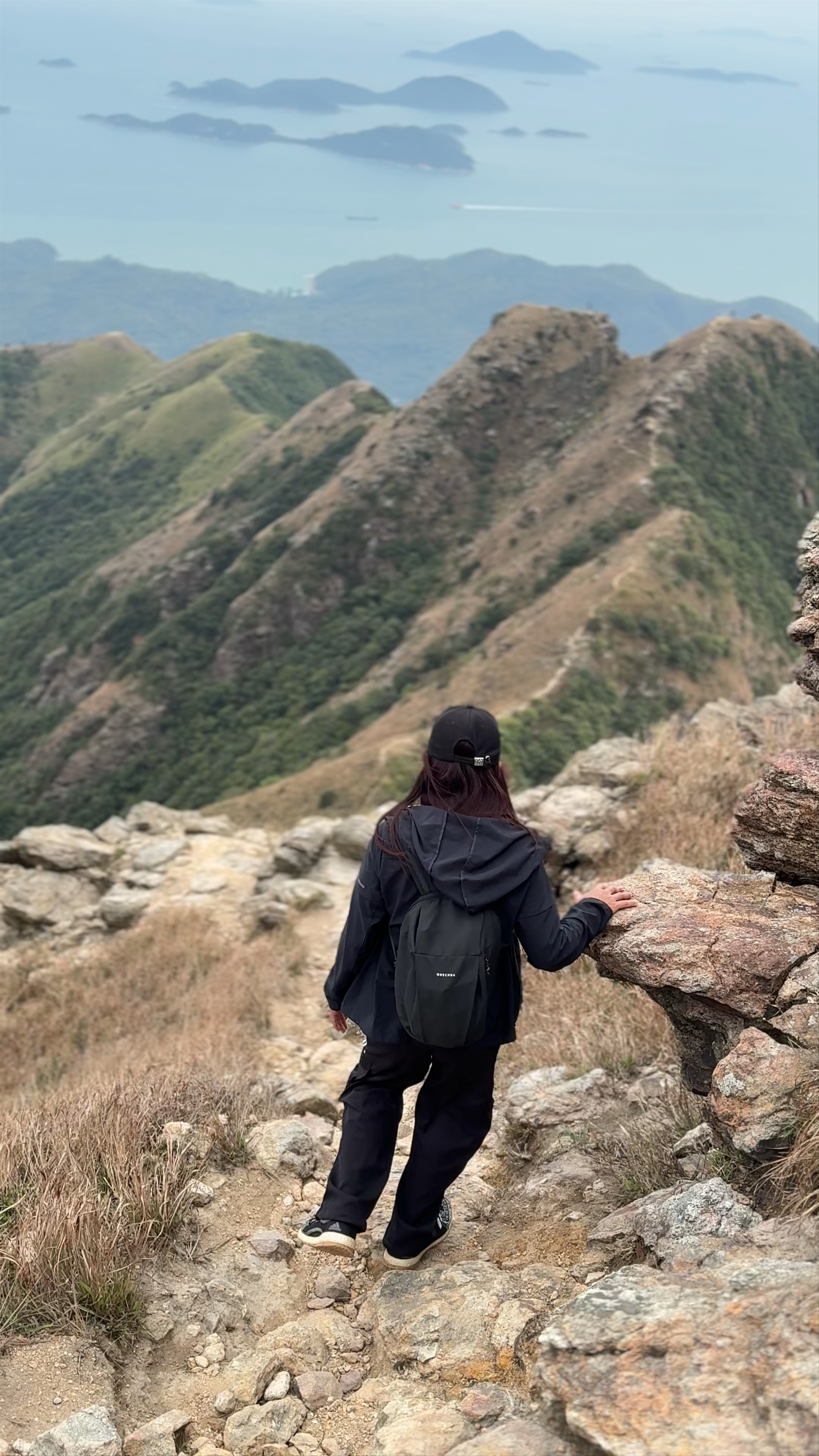 Hiking the West Dog's Teeth Ridge, Lantau Island, Hong Kong