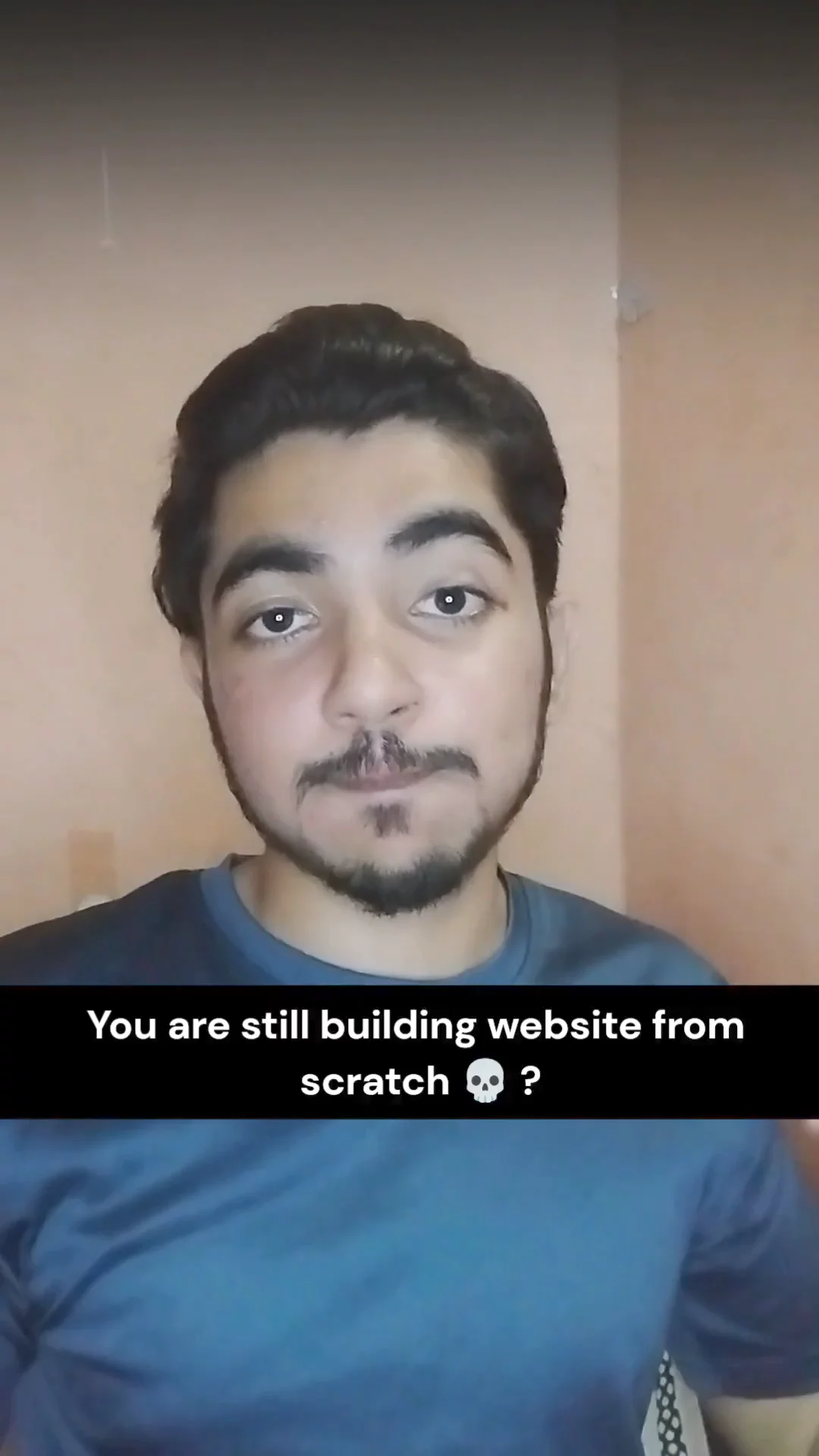 pov: you are still building website from scratch