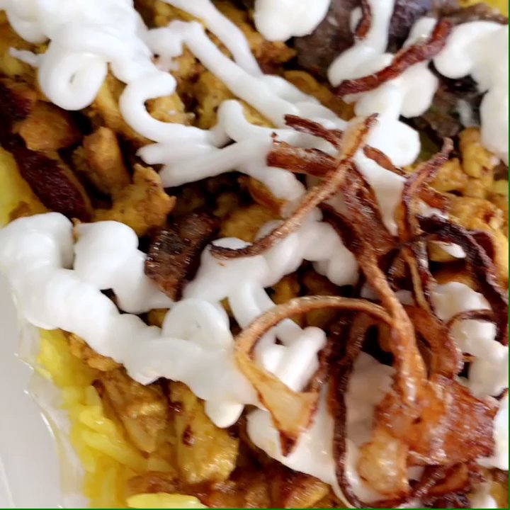Cafe Agora - Rice plate. - Greek Near Me - Eugene, Oregon