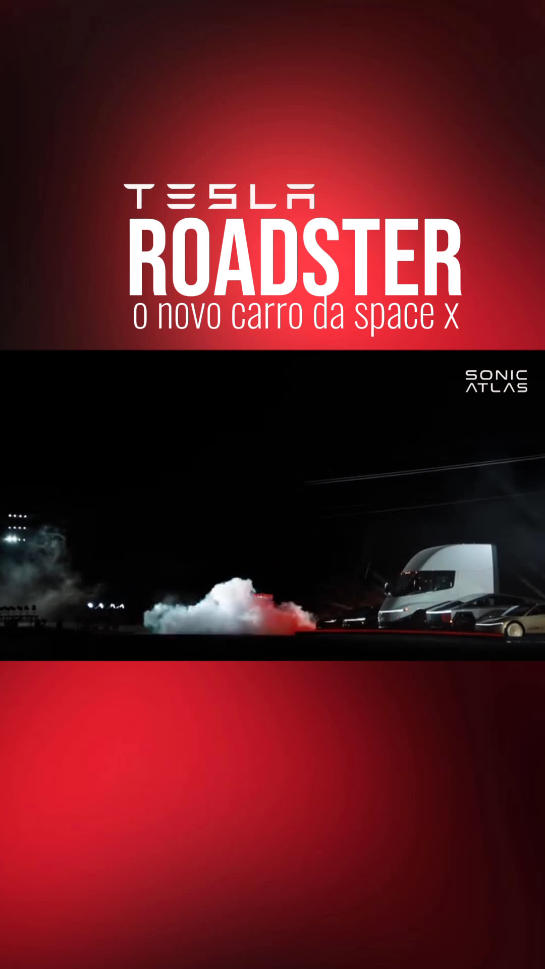 A Tesla, empresa liderada por Elon Musk, revelou uma nova geração do Roadster, um supercarro elétrico que promete levar a tecnologia automotiva a outro nível. Com tecnologias desenvolvidas em parceria com a SpaceX, o veículo utiliza jatos de ar comprimido para realizar manobras impressionantes, incluindo saltos e movimentos no ar

Segundo a empresa, o esportivo pode acelerar de 0 a 100 km/h em menos de um segundo, atingir até 370 km/h e oferecer autonomia de aproximadamente 483 quilômetros por carga

O modelo terá versões exclusivas, incluindo uma configuração limitada capaz de flutuar. A produção está prevista para começar em 2028, mas o preço oficial ainda não foi divulgado.
.
.
.
.
.
.
.
.
.
.
.
.

.
.
.
.
.
.
.
.
.
.
#Tesla #ElonMusk #Roadster #SpaceX #CarrosElétricos Tecnologia Inovação InteligênciaArtificial Futuro Supercarros