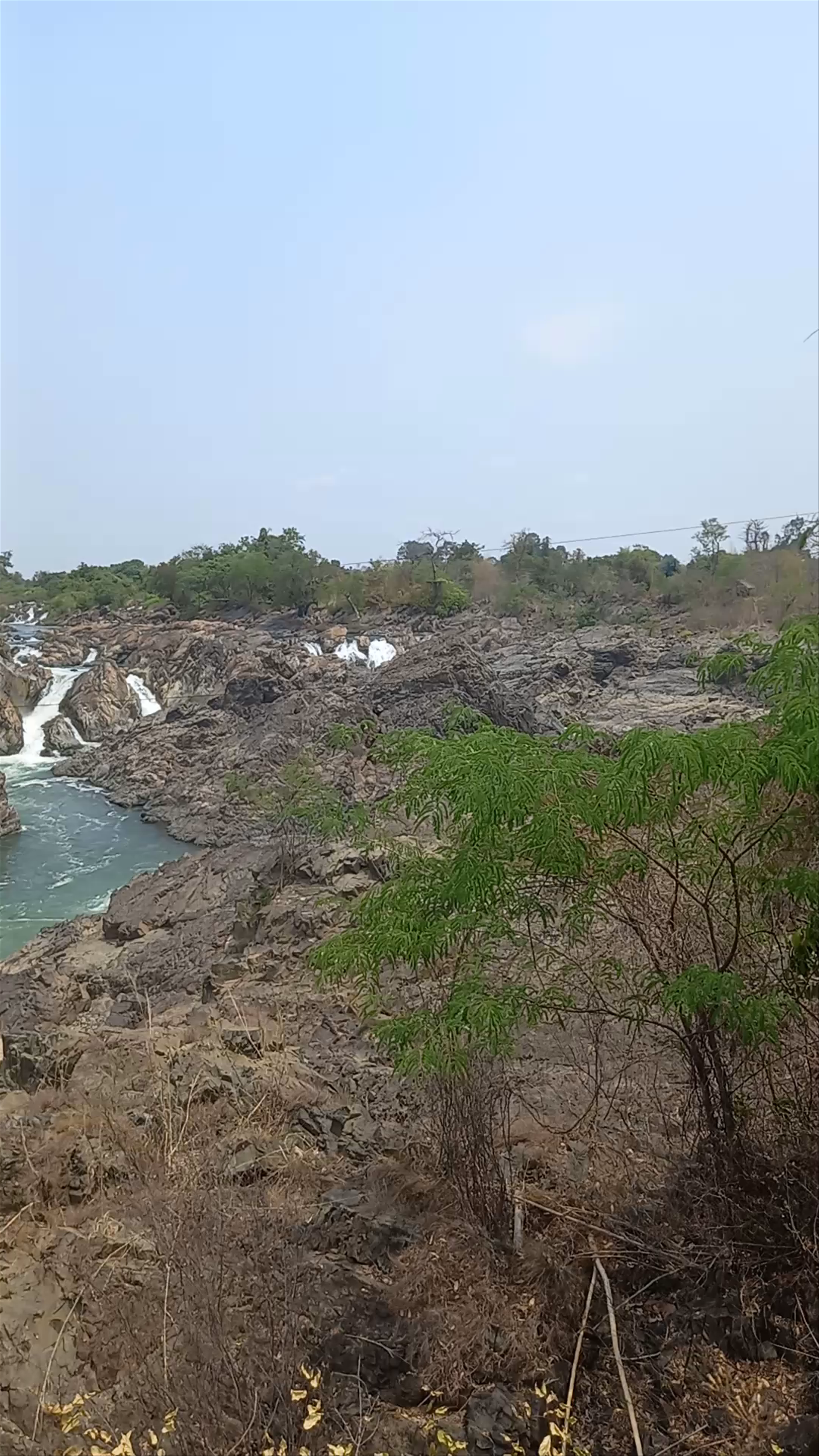 Waterfall on Mekong river